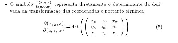 determinante da jacobiana