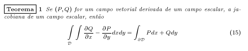 Teorema de Green trivial