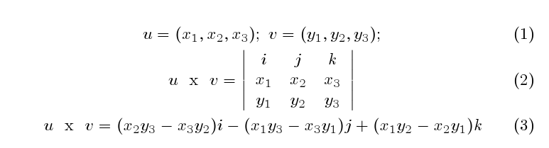 determinante formal